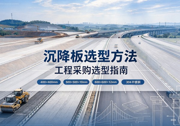 靖安沉降板选择方法
